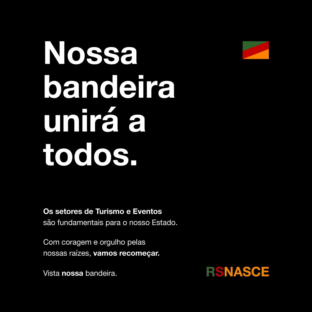 Nossa bandeira unirá a todos.